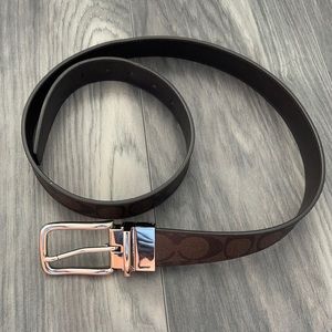 Coach belt, men’s, reversible, leather, sz 36”